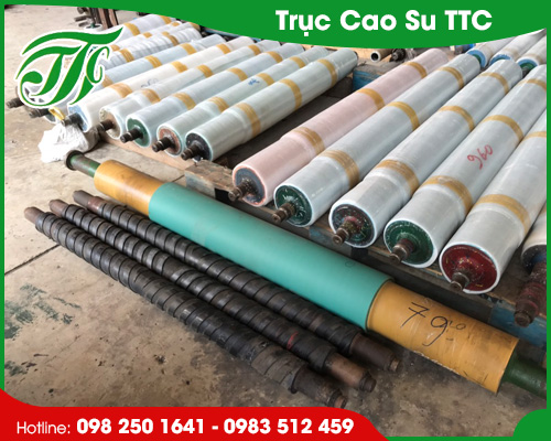 Trục cao su ngành bao bì nhựa
